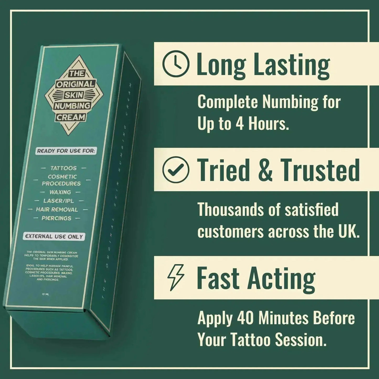 Close-up of The OG Skin Tattoo Numbing Cream texture